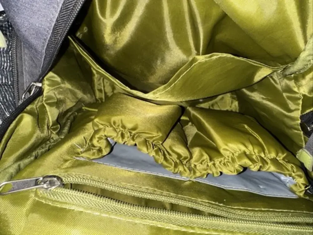 Eddie Bauer Diaper Bag Backpack‎ Unisex Gender Neutral Charcoal Gray/Green -EUC